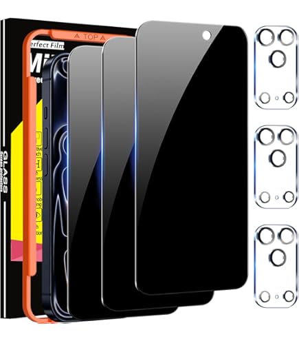 MAYtobe - Pack 2 Protections Écran Confidentialité Verre Trempé