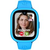 Wiky Watch 5 Plus Kids Smart Watch - Video Calling, GPS, Sauce, Health Tracking, Safe Space (Blue)