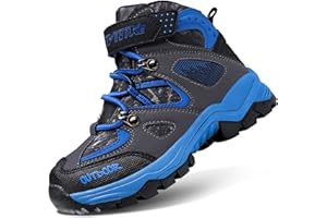 ELAPHURUS Kinder Winterstiefel Schneestiefel Warmfutter Wanderschuhe Jungen Stiefel Mädchen Baumwollschuhe Bequem Trekking Wanderstiefel