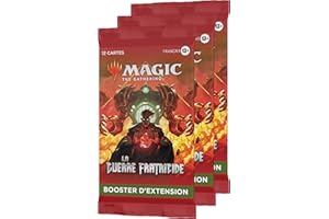 MAGIC THE GATHERING Pack de 3 boosters d'extension Magic: The Gathering La Guerre Fratricide (Version Française)