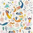 Talking Tables Mermaid Themed Paper Napkins Recyclable Disposable Serviettes & Eco-Friendly Kids Birthday Party Tableware Decorations Under The Sea Celebrations or Baby Shower | Decoupage 20 Pack
