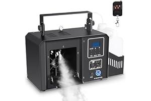 Telbum 700W Hazer Nebelmaschine mit Fernbedienung, Haze Effects Maschine, Dunstnebelmaschine, 2,1L Tankinhalt, DMX512, Timerfunktion, Fog Maschine für konstante Nebelerzeugung auf kleinen Bühnen, DJ