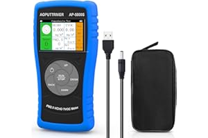 AOPUTTRIVER Monitor della qualità dell'aria, rilevatore di formaldeide, TVOC, monitor HCHO,3 in1 rilevatore di gas per testare PM2.5, PM10, HCHO, TVOC, interni, esterni, camera da letto USB ricaricabile AP-5800S