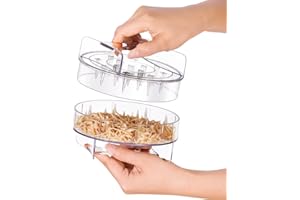 MANBA Desmenuzador de Pollo - Chicken Shredder, Trituradora de Pollo Transparente, Grinder de Pollo y Desfiador de Frango para la Preparación de Comidas para Perros y Gatos