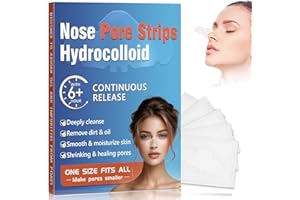 ASTRAVOX Mitesserentferner Stripes, Tiefenreinigung, Hydrokolloid Pflaster Für Jede Haut, Absorbieren Effektiv Öl, Entfernen Mitesser, Schmutz, Geeignet Für Männer Und Frauen, Einfach Anzuwenden (10 Stück)