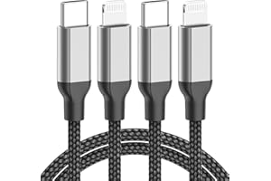 Acecene USB C Lightning Cable 2 m [Pack of 2], MFi Certified Long iPhone Charging Cable, USB C Lightning Fast Charging Cable with Data Synchronisation for iPhone 14 13 12 11 Pro Max X 8 7 6 Plus SE -