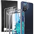 TOCOL 4 Piezas Protector de Pantalla para Samsung Galaxy S20 Fe 4G/5G 2 Piezas Cristal Templado 2 Piezas Protector de Lente d
