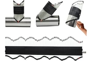 Rörskärningsmall, multifunktionell formkopiator, lätt och slitstarkt glasfibermaterial för rör, kakelläggning, snickeri, metallbearbetning, lastbil, reparation, trädgårdsprojekt (0–10 tum Rohre)