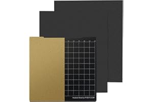 BCZAMD Prusaa i3 MK2 MK3 MK3S+ MK4 MK52 część najnowsza platforma JanusBPS-PET platforma Gold Textured Powder PEI + PET Carbon Fiberr Double Spring Steel Printing Surface Sheet Heated Build Plate-30 x