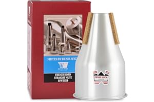 DENIS WICK – Sordina Dritta in Alluminio per Corno Francese – Design Artigianale per Suono Brillante e Intonazione Eccellente