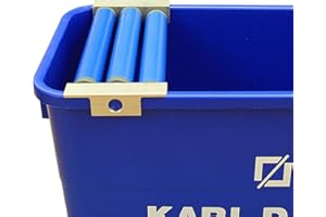 Karl Dahm Schwammrolle für Fliesen-Waschset I Eimerrollenaufsatz mit 3 Andruckrollen I Fliesen-Waschset Zubehör & Fliesenreinigungs-Zubehör – 11316