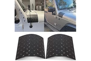 E-COWLBOY Cowl Body Armor - Adhesivo para coche, diseño de cowl negro para Jeep Wrangler JK JKU Unlimited Rubicon Sahara X Off Road Sport 2007-2018, accesorio JK