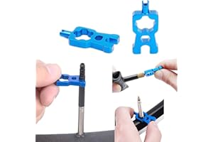 XIAOBUU 4 in 1 Bicycle Valve Tool Bike Valve Core Removal Tool Bike Presta Valve Wrench for Presta and Schrader Valve ，Suitable for bicycles, motorcycles, portable travel