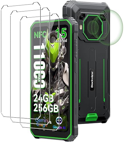3 Pellicole Vetro Temperato 9H Per Blackview BV6200Pro | Antigraffio, Anti-impronta, Facile Installazione