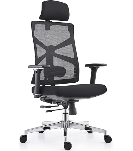 High Chair Songmics Office Mesh Chair, Swivel, Height Adjustable