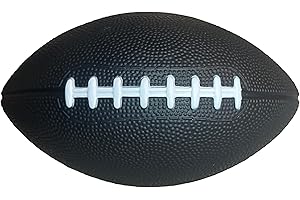 No Huddle American Football Ballon de football d'intérieur en mousse 20,5 cm de longueur (1 pièce) Noir