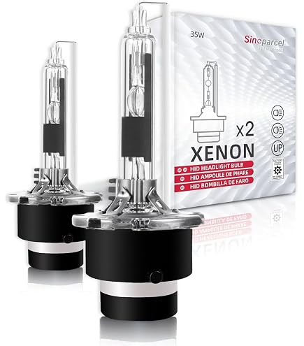 Lot De 2 Ampoules Xénon D3S 8000K 35W - Bleu Glacier - Pour Phares Projecteurs