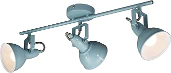 Lampada A LED Da Soffitto Briloner - 5W, 470 Lumen, Luce Calda 3000K, Riflettore Orientabile, Nero