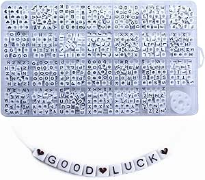 Lnvision 810 Stuck A Bis Z Und Love Herz Weiss Acryl Wurfelperlen Cube Alphabet Buchstaben Spacer Perlen 6x6mm Spacer Zwischenperlen Schmuck Diy Basteln Weiss Amazon De Kuche Haushalt Wohnen