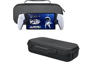 GRTLPOK GMUJIAO Compatible con Sony Playstation Portal - Funda Protectora para Juegos Portátil, Caja Estuche de Viaje - Negro