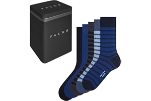 FALKE herr Happy Box 5-Pack Strumpor bomull andningsaktiv