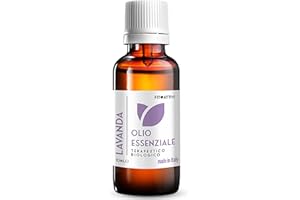 FITOATTIVI NATURA E BENESSERE Olio Essenziale Lavanda Puro 10ml - Essenza Lavanda Vera per Diffusori, Nasoterapia, Dormire, Capelli - Aromi 100% Naturali, Made in Italy - FITOATTIVI