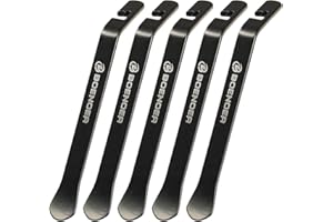 Boenoea Démonte Pneu de Vélo en Acier Steel Tire Cuillère Levier, Leviers de Pneus de Vélo Réparation de Moto, Vélo