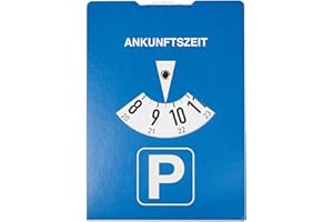 WE-BALL Tarcza parkingowa z kartonu zgodnie z niemieckim prawem o ruchu drogowym, 11 x 15 cm – przyjazna dla środowiska tekturowa tarcza parkingowa, wytrzymała, trwała, idealna do samochodów osobowych,