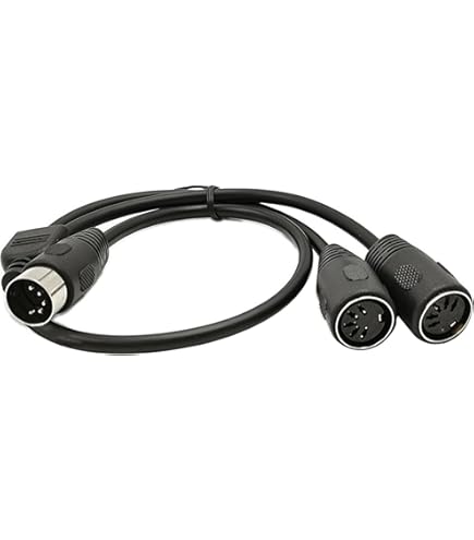 Cavo MIDI DIN 5PIN 10FT Femmina-Femmina - Per Tastiere, Sintetizzatori, Chitarre - CERRXIAN - Foto 5