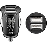 goobay 58912 USB Car Charger, Black
