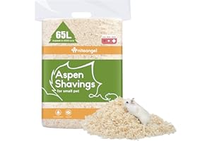 Niteangel® Aspen - Biancheria da Letto per criceti Nani siriani, gerbilli, Topi, Degu, Conigli, porcellini d'India, cincillà, Riccio o Altri Piccoli Animali Domestici (65L - Mini)