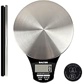 Salter 1035 SSBKDR Digital Kitchen Scale – Electronic Baking Scale with Stainless Steel Platform, Accurate Food Weighing Scal