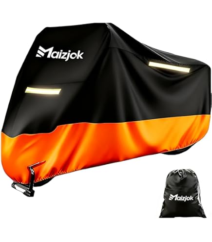 Motorzeil Indoor Stretch M, Motorzeil Ademend, Motorgarage Voor Binnen 215x95x120 Cm Zwart