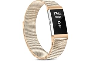 Oumida Replacements for Fitbit Charge 2 Straps for Women Men,Replacement Metal Strap for Fitbit Charge 2 Replacement Strap, Adjustable Wristbands with Magnet Lock for Fitbit Charge 2