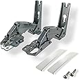 DL-pro Door Hinge Set Upper and Lower for AEG Electrolux 2211202045 + 2211201047 Hettich Hinge for Santo Fridge zer
