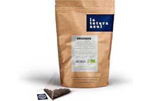 LATETERAZUL LA TETERA AZUL Té Rojo Premium Pu Erh Con Hibisco, Fresa, Kiwi Y Manzana. 60 Pirámides. Infusión Adelgazante. Bolsa De 60 Pirámides.