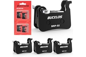 AEYINO Bike Disc Brake Pads - 2pairs/4pairs Bicycle Disk Brake Pads for Zoom/Shimano Deore XT XTR LX SLX Hone Alfine Saint for Ebike/Mountain Bike/Electric Bike/Road/Scooter