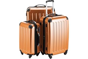 Hauptstadtkoffer Alex Zestaw Walizek Pomarańczowy, 3 Sztuki