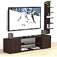 Anikaa Dustin Engineered Wood TV Unit/Floor Standing TV Unit/TV Cabinet/TV Stand/TV Entertainment Unit (Wenge) - Ideal for Upto 55" (D.I.Y) Matte Finish