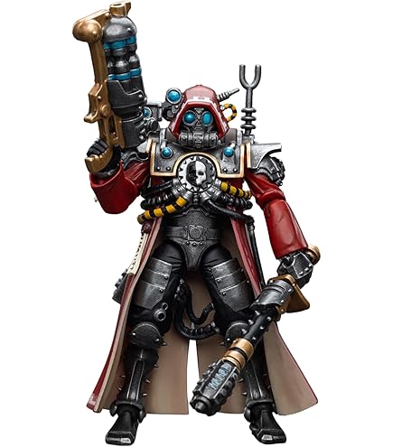Figurine JoyToy Space Marines – Adeptus Mechanicus Kastelan Robot With Heavy Phosphor Blaster