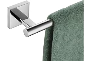 KOKOSIRI Bath Towel Rail Bathroom Towel Bar for Toilet Kitchen 24 Inch Necklace Holder Chrome Stainless Steel B4005CH-L24