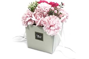 Ancient Wisdom Soap Flower Bouquet - Pink Rose & Carnation