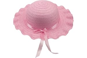 Widdle Springtime Easter Novelty Dress up - Pink Bonnet Summer Hat with Ribbon 1760