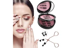 CHLFFUA Faux Cils Magnétique Aimanté sans colle Cils Magnetique Naturel 3d Waterproof Effet sans Eye-Liner Réutilisables,avec Applicateur(3 paires)