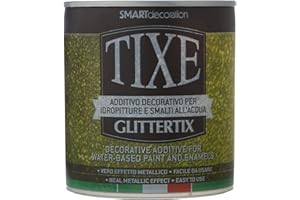 TIXE Glittertix Additivo Glitter per Pittura – Effetto Luminoso e Brillante per Superfici Decorate, 3D 250 ML