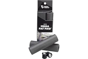 Wolf Tooth - Puños para Bicicleta de montaña de Silicona Mega Far Paw 11.5mm Negro