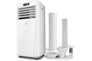 S-95 - Climatizzatore Portatile Avalla 3-in-1, 7000 BTU – Deumidificatore 20L, Ventilatore e Modalità Raffreddamento per ambienti fino a 68 m³, Basso Consumo, Timer 24h, Telecomando e Kit per Finestra