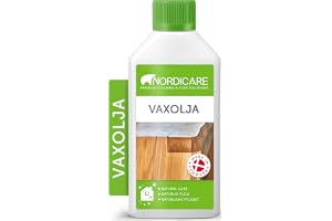 Nordicare Hårdvaxolja [500ml] färglös för trävård I Färglös vaxolja för olika typer av träslag I Vax träolja, Vaxolja för trä, Olja för trävård, Hård vax olja, Hard wax oil