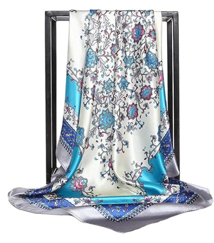 Écharpe En Polyester Léopard - Foulard Soyeux Multifonction Pour Femme été Et Printemps