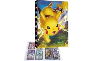 RULY Classeur de cartes à collectionner, Album Cartes, Porte cartes avec 4 pochettes par page, 30 pages - Peut contenir 240 cartes (PX-1)